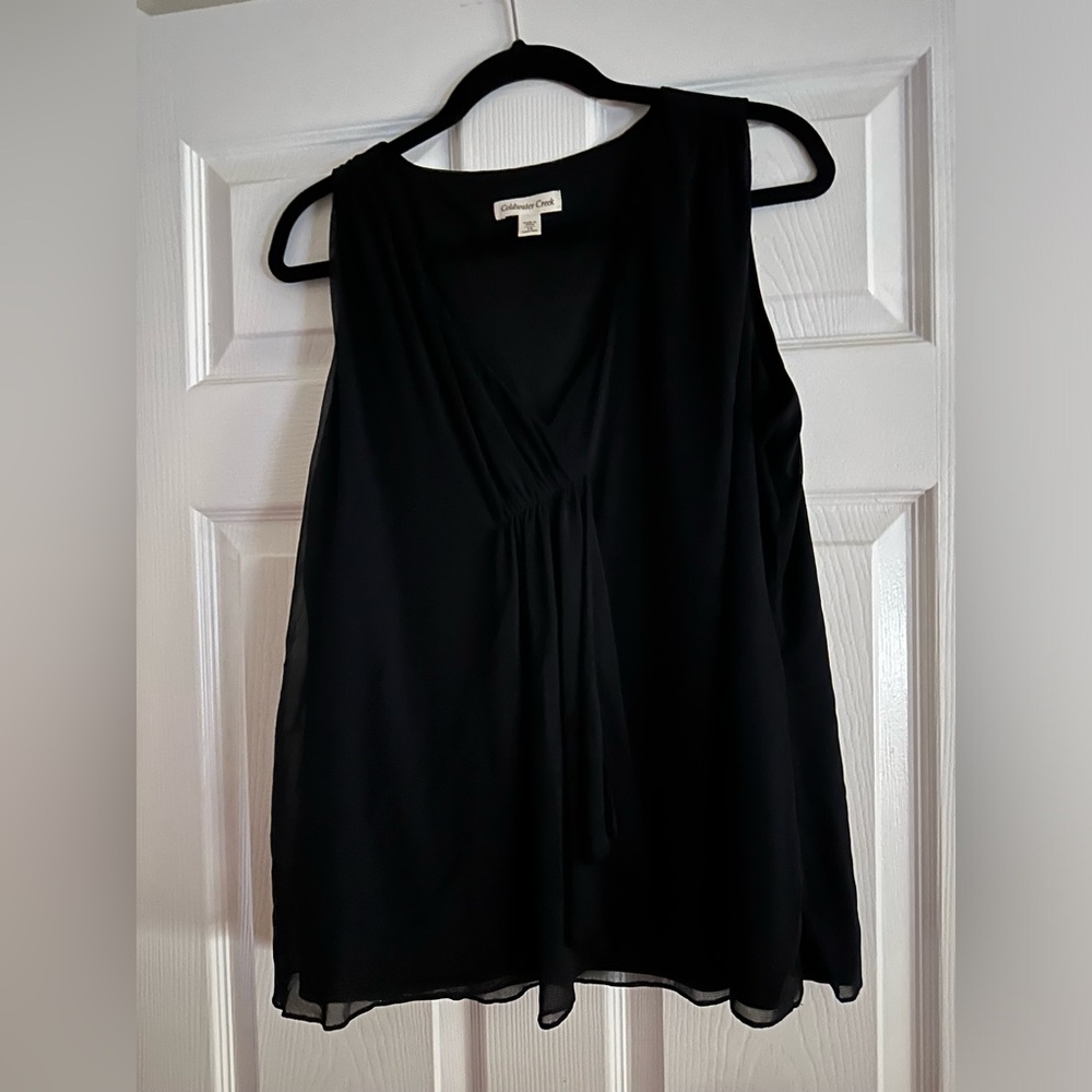 Cold water Creek Sheer Top .. Size 1x